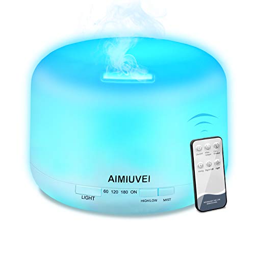 Imagen principal de AIMIUVEI 500ml Humidificador Aromaterapia Ultrasonico con Mando a Dist