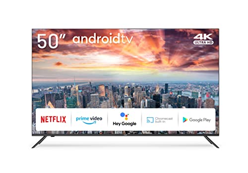 Imagen principal de TV 50 Pulgadas 4K LED con Smart TV (Android TV) y WiFi