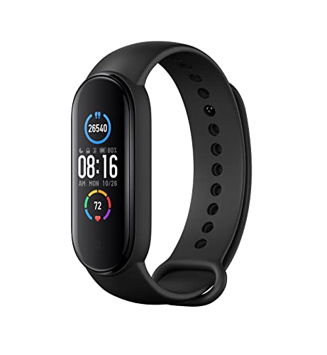 Imagen principal de Xiaomi Band 5, Unisex adulto, Negro, *Gran pantalla dinámica a color 