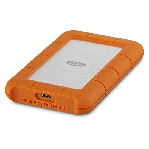 Imagen principal de Lacie Rugged Mini - Disco Duro portátil para Mac y PC, 2 TB (USB-C + 