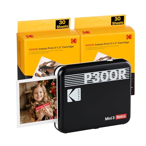 Imagen principal de KODAK Impresora Fotográfica Mini 3 Retro P300RB60 Negro