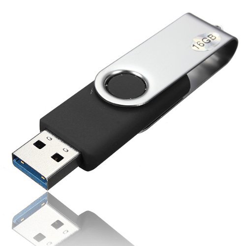 Imagen principal de Meco U Disk - Memoria USB 3.0 Plegable (8 GB/16 GB/32 GB/64 GB) Negro 