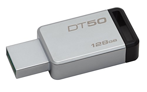 Imagen principal de Kingston DataTraveler 50, Llave USB de 128 GB, Plata