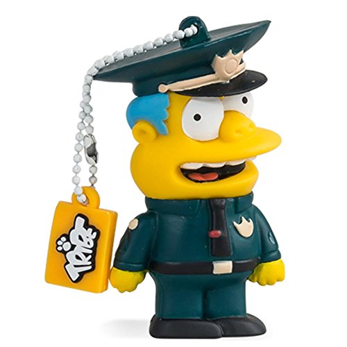Imagen principal de Tribe FD003513 Simpson Jefe Wiggum USB Flash Drive (16 GB) Colour Negr