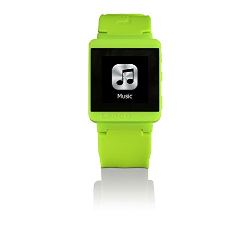 Imagen principal de Lenco Sportswatch 100 - Reproductor MP3 con Bluetooth, Color Verde