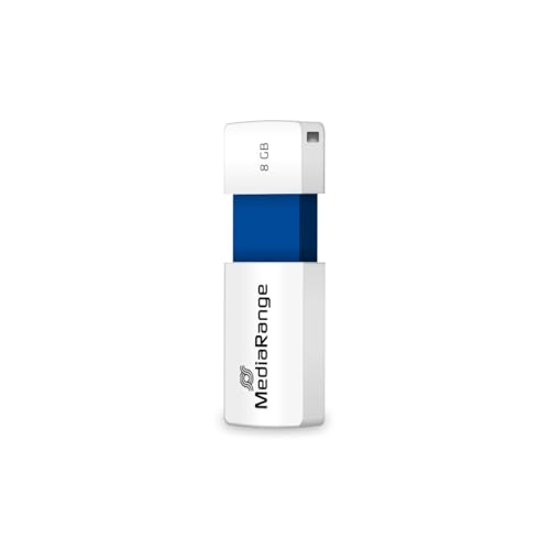 Imagen principal de MediaRange MR971 Memoria USB 8 GB con Mecanismo de Deslizamiento, Azul