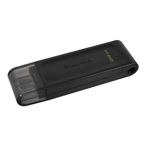 Imagen principal de Kingston DataTraveler 70 - DT70/64GB Unidad Flash USB-C, Negro