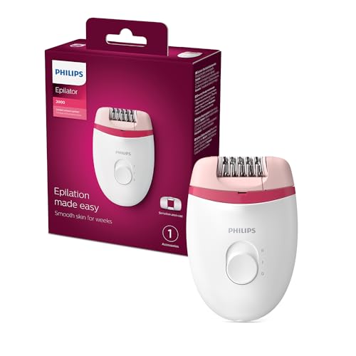 Imagen principal de Philips Satinelle Essential - Depiladora (Rosa, Blanco, 15 V, Ergonóm