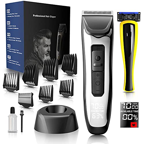 Imagen principal de Máquina Cortar Pelo Profesional Cortapelos Hombre Recortadora Barba y