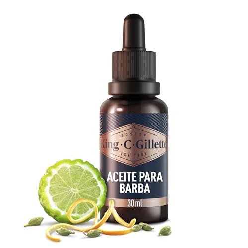 Imagen principal de King C. Gillette Aceite Para Barba Para Hombre, Barba Suave Y Fragante