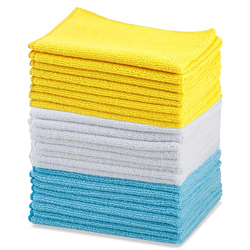 Imagen principal de Amazon Basics - Bayeta de limpieza de microfibra, 30 x 41 cm, 24 unida
