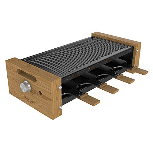 Imagen principal de Cecotec Raclette de madera Cheese&Grill 8200 Wood Black. 1200 W, Super