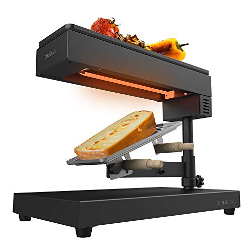 Imagen principal de Cecotec Raclette Cheese&Grill 6000 Black. Potencia 600 W, Función Gri