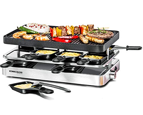 Imagen principal de ROMMELSBACHER Raclette Grill RC 1400 - Placa reversible para asar y cr