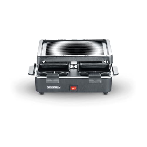 Imagen principal de SEVERIN Mini Raclette con parrilla antiadherente de 21 x 21 cm, 600 W,