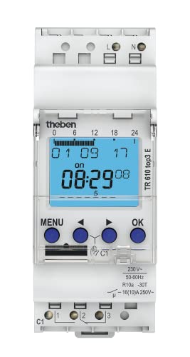 Imagen principal de Theben 6100087 - TR610 Top 3 - Inerruptor horario Digital - 1 Canal - 