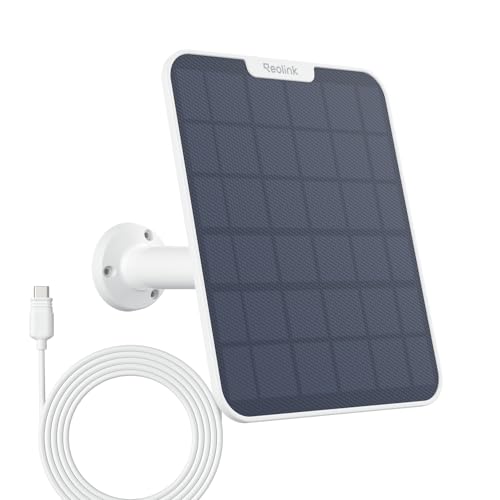 Imagen principal de [Versión Actualizada 2023] Reolink 6W Panel Solar (Blanco) para Cáma