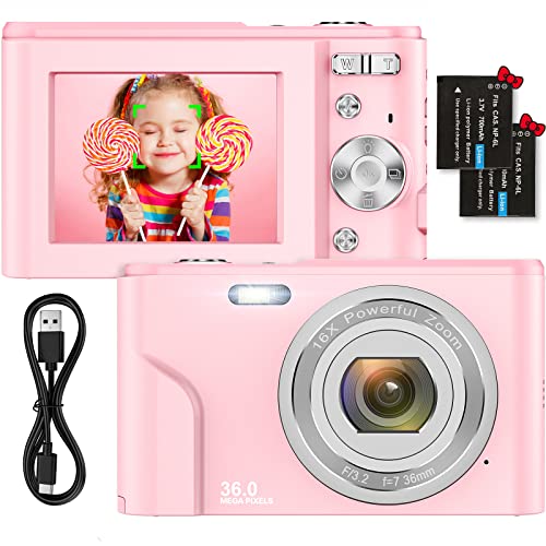 Imagen principal de Cámara Digital compacta 1080P Mini Video Camera 2,4 Pulgadas 36MP HD 