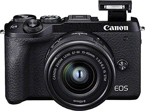 Imagen principal de Canon EOS M6 Mark II - Cámara Mirrorless de 32.5 MP, Negro - Kit Cuer