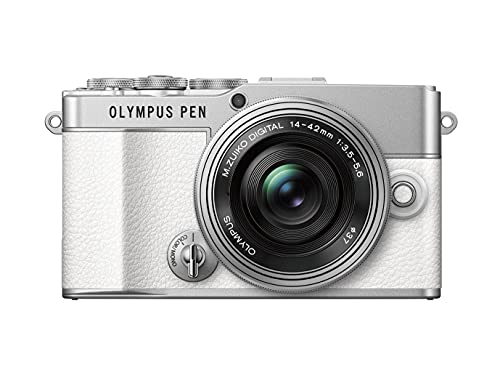 Imagen principal de Kit de cámara Olympus Pen E-P7 Blanca, Sensor de 20 MP, LCD de Alta d