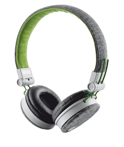 Imagen principal de Trust Urban Fyber - Auriculares de diadema cerrados, gris y verde