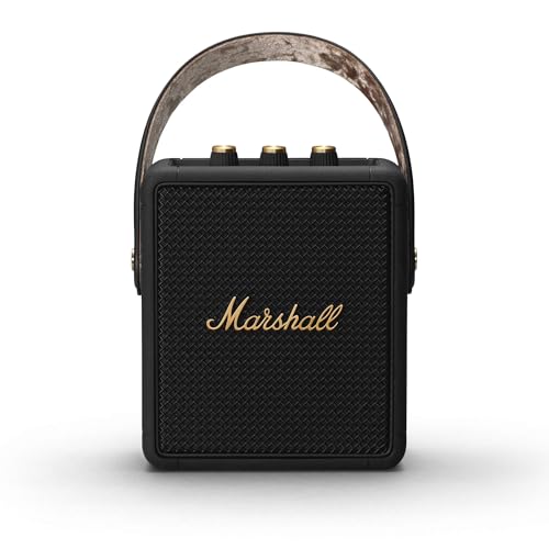 Imagen principal de Marshall Stockwell II Bluetooth Altavoz, Negro/ Latón (Exclusivo de a