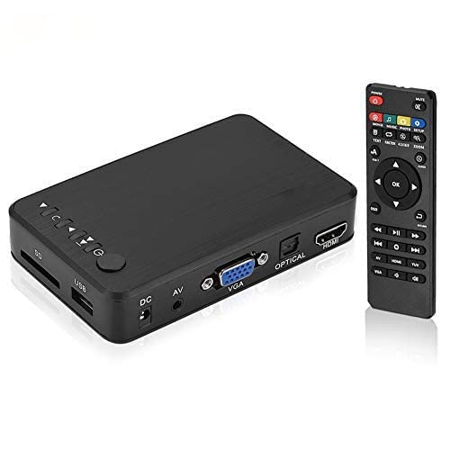 Imagen principal de Reproductor Multimedia, HDMI 1080P HD Audio y Video con Control Remoto