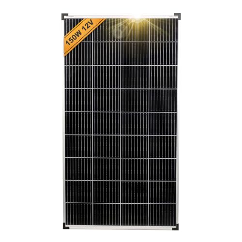 Imagen principal de enjoy solar® Panel Solar Monocristalino 150W 12V, PERC 9BB ? Ideal pa