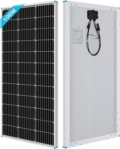 Imagen principal de Renogy Placa Solar 12V 100W, Panel Solar Monocristalino, Panel Solar 1
