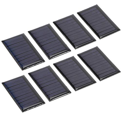 Imagen principal de Jenngaoo 8Pcs Mini Panel Solar, 30mA 5V Módulo de Células de Panel S
