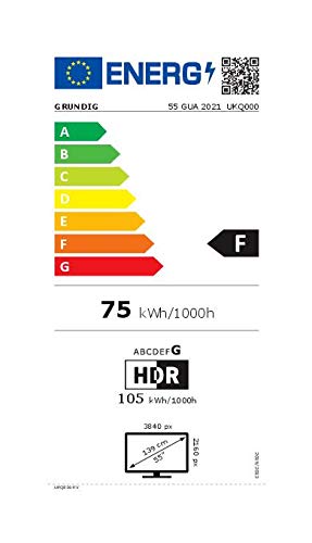 Imagen principal de Grundig 55GUA2021 LED TV UHD 4K DVB-T2/C/S2 Smart WiFi