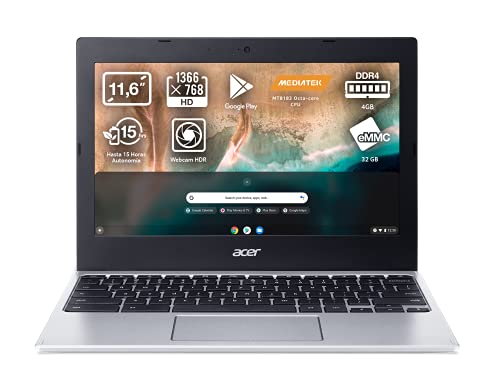Imagen principal de Acer Chromebook 311 CB311-11H - Ordenador Portátil 11 HD, Laptop (MTK