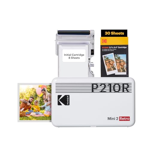 Imagen principal de KODAK Mini 2 Retro Navidad Regalos 4Pass, Impresora Fotográfica + 38 