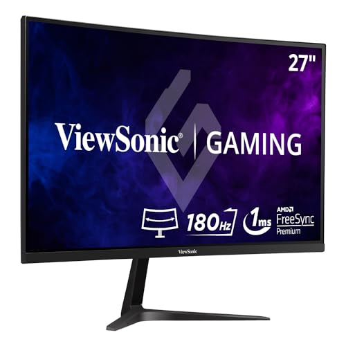 Imagen principal de ViewSonic Monitor curvo VX2718-2KPC-MHD de 27», 2K, panel VA, 165 Hz,