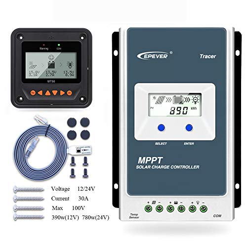 Imagen principal de EPEVER MPPT Cargador solar Tracer AN serie 10A / 20A / 30A / 40A con 1