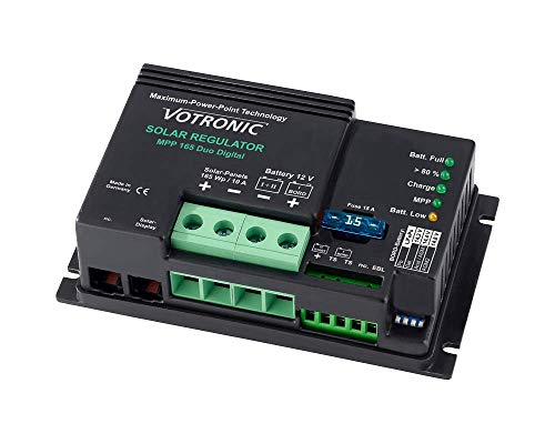 Imagen principal de Controlador de carga MPPT Duo Digital de Votronic con accesorios