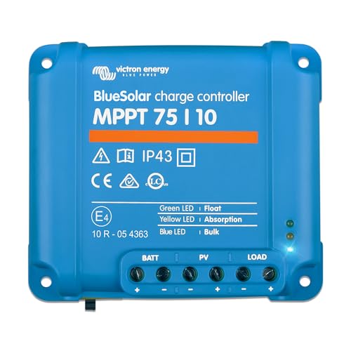 Imagen principal de Victron Energy BlueSolar MPPT 75V 10 amperios 12/24-Voltios Controlado