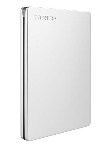 Imagen principal de Disque dur externe - TOSHIBA - Canvio Slim - 2 To - Argent