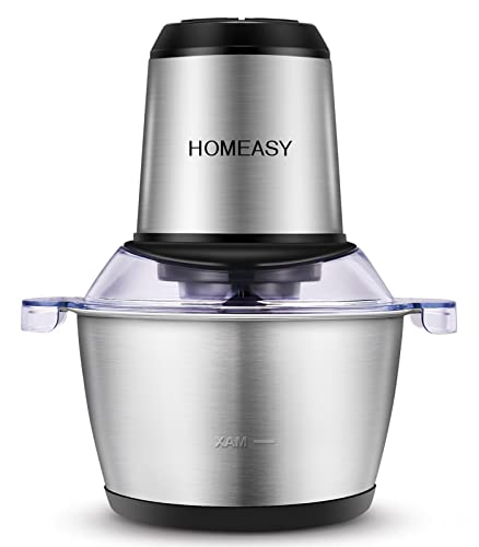 Imagen principal de HOMEASY Picadora Eléctrica de Alimetos 350W, 2L Trituradora de Alimen