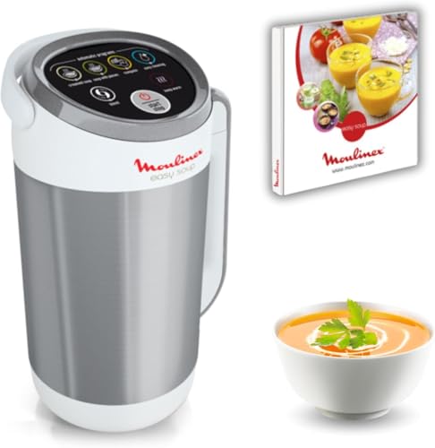 Imagen principal de Moulinex Easy Soup LM8411 Sopera Eléctrica, Acero Inoxidable y Blanco