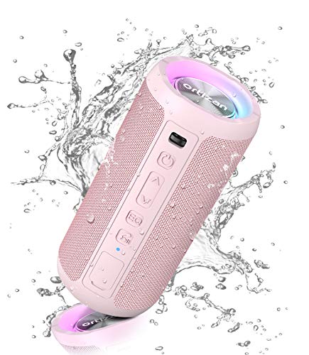 Imagen principal de Ortizan Altavoz Bluetooth Potente Portatil X10P Rosa con Luz LED de Co