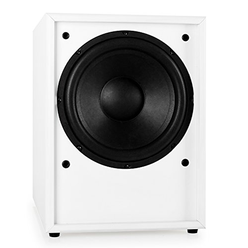 Imagen principal de Auna Linie-300-SW-WH - Subwoofer Activo (250W, AUX), Blanco