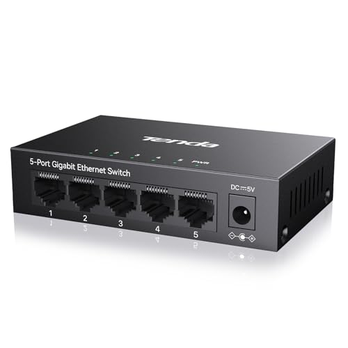 Imagen principal de Tenda TEG1005D Switch Ethernet de 5 Puertos RJ45 Gigabit 10/100/1000 M