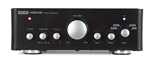 Imagen principal de AMPLIFICADOR ESTEREO HI-FI BLUETOOTH FONESTAR AS-14B