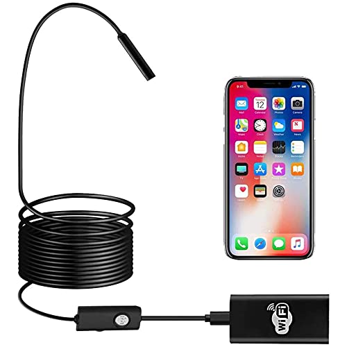 Imagen principal de Endoscopio Impermeable 720P HD, BEVA Boroscopio WiFi Cámaras de Inspe