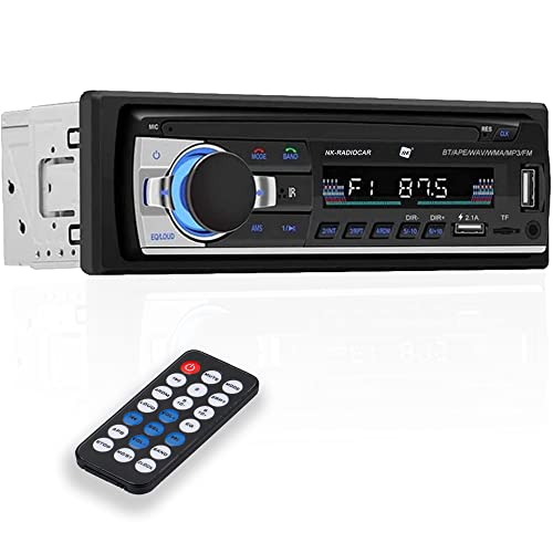Imagen principal de NK Auto Radio Coche - 1 DIN - 4x40W - Bluetooth 4.0 , Función AUX, Re