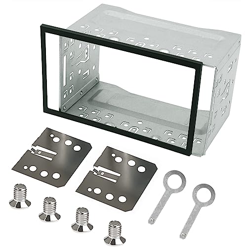 Imagen principal de QLOUNI 2DIN Marcos para Auto Radio Sonido para Vehículos Universal pa