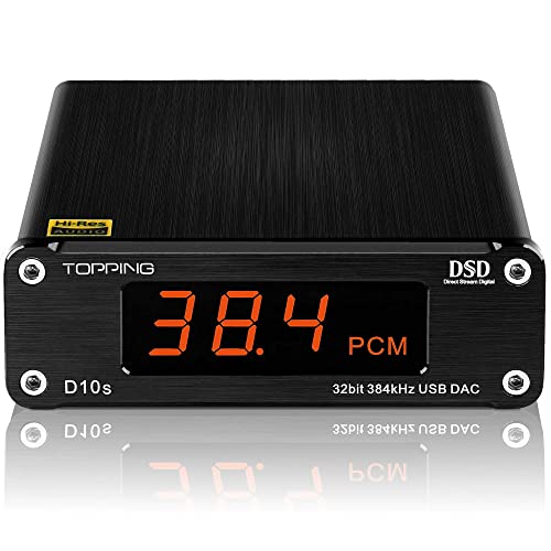 Imagen principal de Topping D10S DAC Amplificador Hi-Res (Negro)