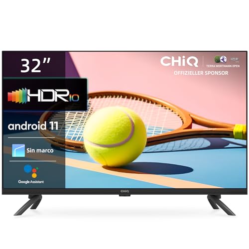 Imagen principal de CHiQ L32G7L, Smart TV 32 (80cm), TV con Android 11, Frameless TV, Netf