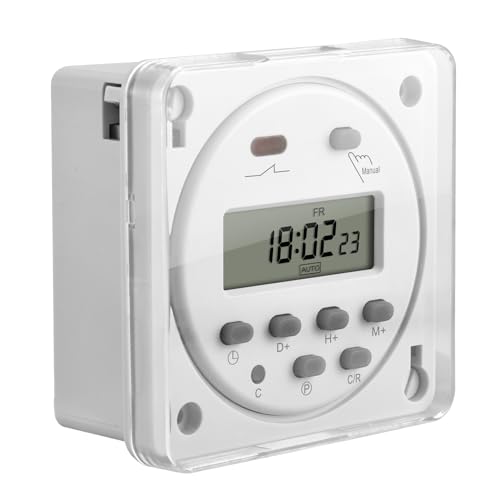 Imagen principal de Heschen Interruptor de relé programable semanal con temporizador digi